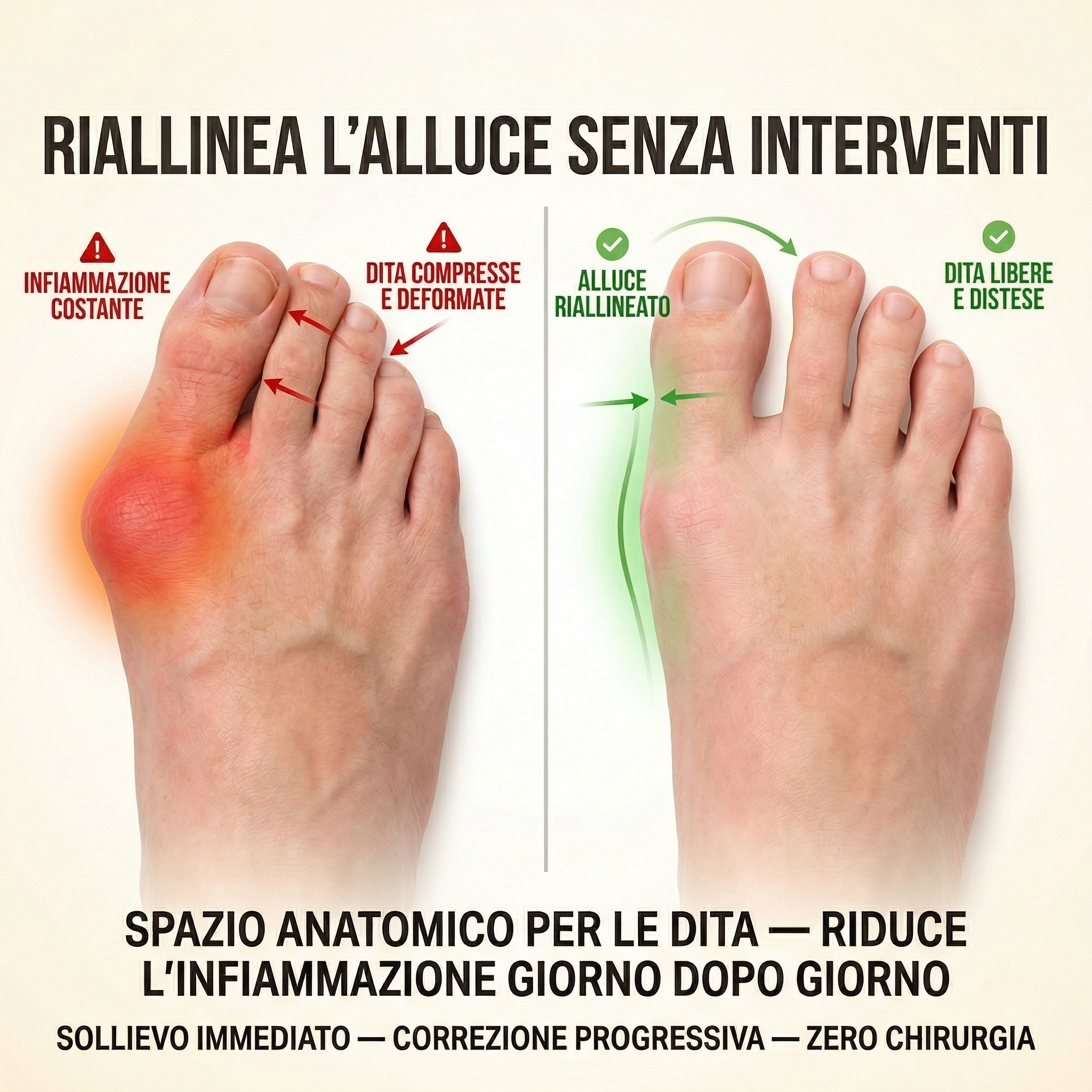 Allinea alluce valgo